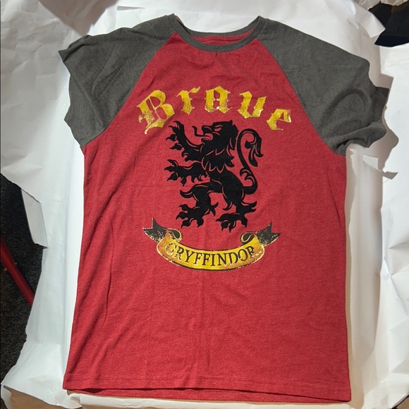 Wizarding World Of Harry Potter Other - Harry Potter Brave Gryffindor Red and Gray T-Shirt